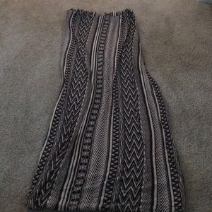 Tribal maxi skirt very stretchy